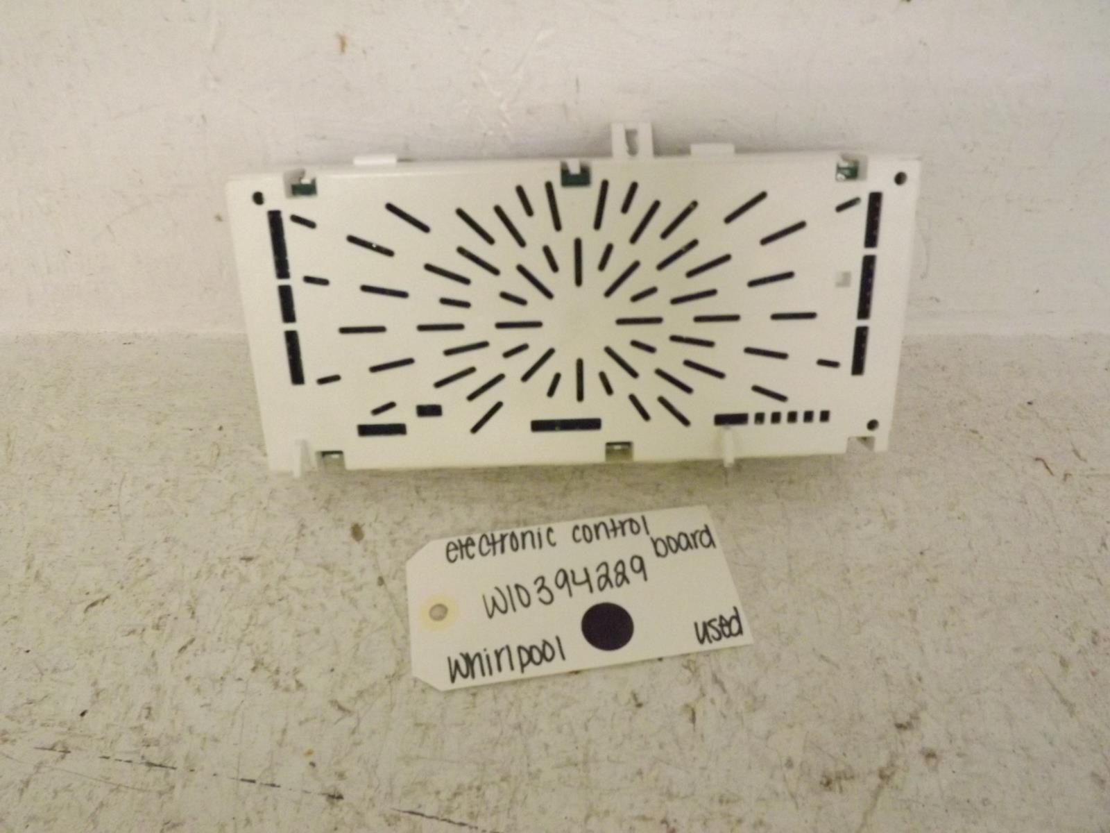 Whirlpool Washer W10394229 Electronic Control Board Used Whirlpool Washer W10394229 Electronic Control Board Used